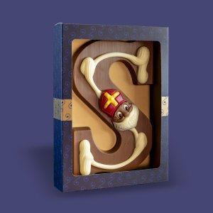 Luxe Chocoladeletter Melk S 190gr.