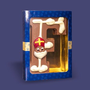Luxe Chocoladeletter Melk F