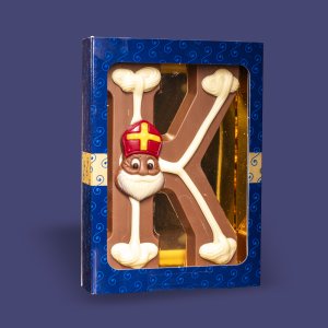 Luxe Chocoladeletter Melk K