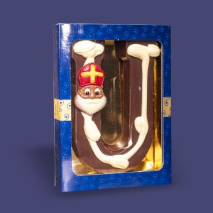 Luxe Chocoladeletter Puur U