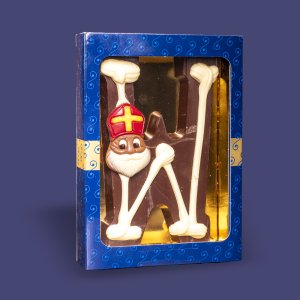 Luxe Chocoladeletter Puur W