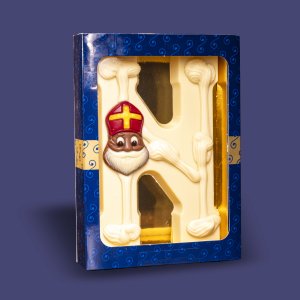 Luxe Chocoladeletter Wit N