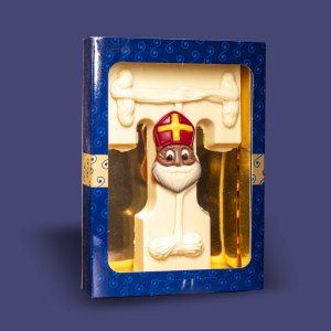 Luxe Chocoladeletter Wit T