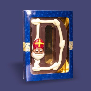 Luxe Chocoladeletter Puur D