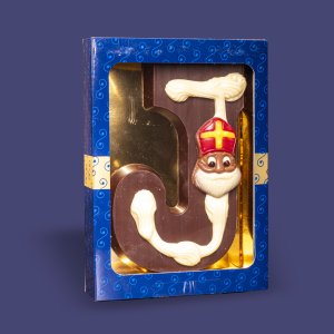 Luxe Chocoladeletter Puur J