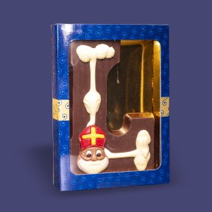 Luxe Chocoladeletter Puur L