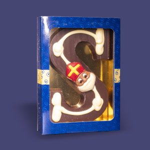 Luxe Chocoladeletter Puur S